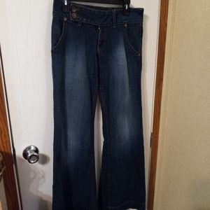 Blue Jeans, unmarked brand. Very good condition!